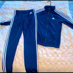Matching adidas jacket with pants
